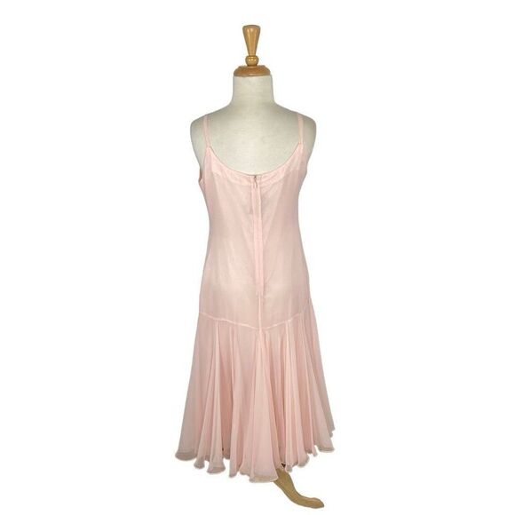 SWEE LO S Pink Gown Dress Set Gatsby 80s does 20’s Beaded Vintage Evening Prom - Picture 12 of 15